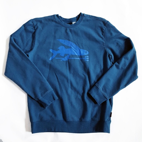 Patagonia Other - Patagonia Vintage Mens Crewneck Sweatshirt Blue